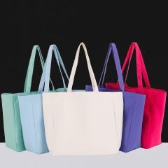 Renkli Gabardin Çanta