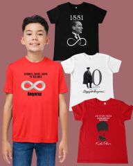 Baskılı Çocuk Tshirt